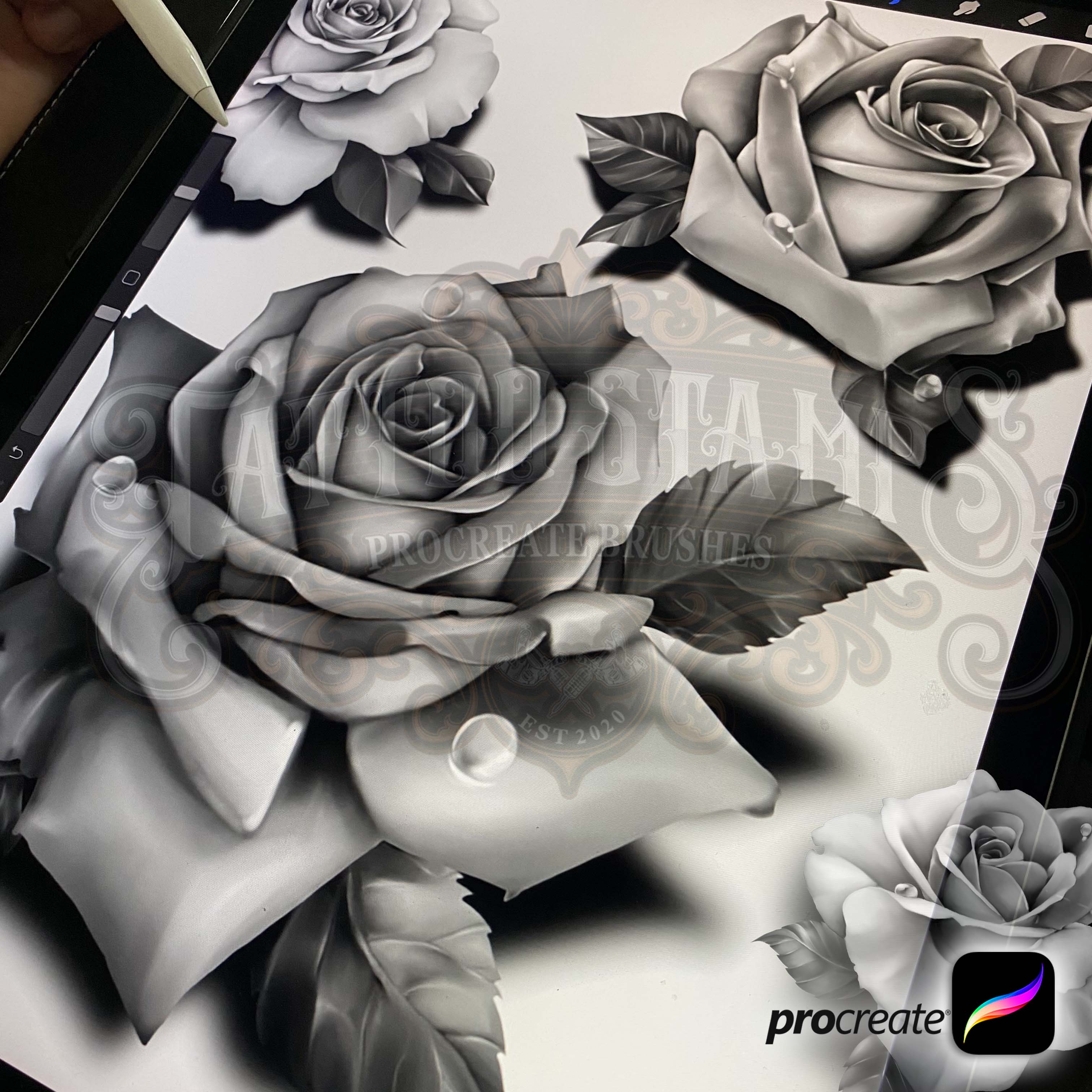 Stunning Black & Grey Rose Tattoo Ideas