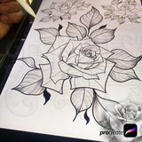 297 Floral Tattoo Procreate Brushes in the Maxi Floral Bundle for your iPad