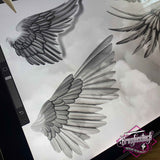 40 Realistic Wings Procreate Tattoo Brushes for iPad and iPad pro