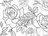 80 Roses Tattoo Brushes for Procreate on iPad and iPad Pro by Haris Jonson