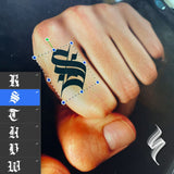 131 Knuckles Tattoo Brushes for Procreate application on iPad and iPad pro created by Brushestock