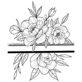 Peony Tattoo Set V1 // Brushes for Procreate - Brushestock