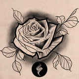 Tattoo Procreate Pack with Roses and Black and Grey Whip Tattoo for iPad and iPad Pro