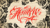 Custom Chicano Tattoo Lettering by Haris Jonson