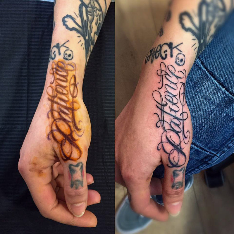 "Patience" Custom Chicano Tattoo Lettering by Haris Jonson