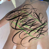 "RESPETO" Chicano Lettering Banner Tattoo created with the Lettering Online Workshop by Haris Jonson