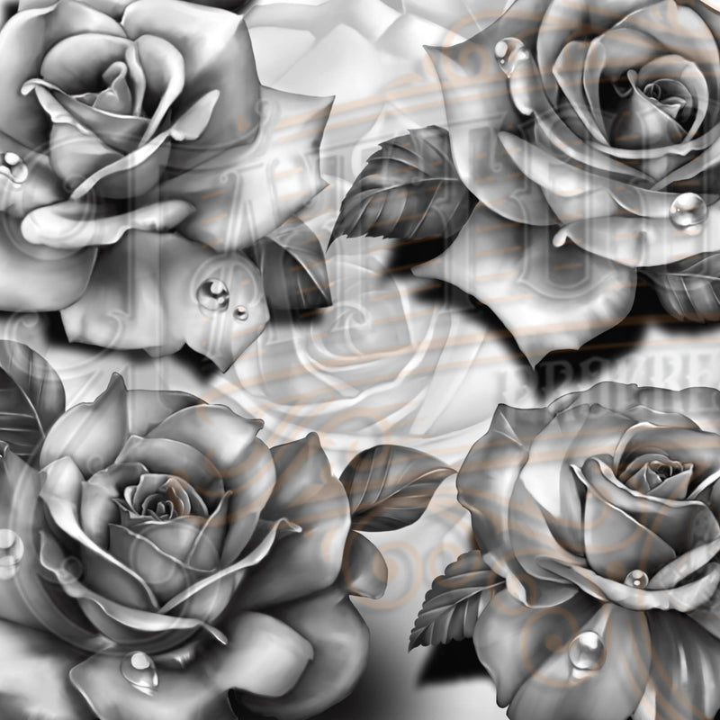 37 Chicano Realistic Roses Tattoo Procreate  Brushes for iPad
