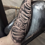 "SOUTH" Custom Chicano Tattoo Lettering by Haris Jonson