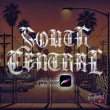 South Central Gothic Tattoo Chicano Alphabet for Procreate by Haris Jonson