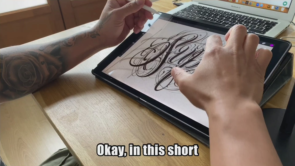 Lettering Online Course for Learning how to create Letters on you iPad