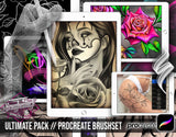 23 Procreate Tattoo Brushsets for Tattoo Artistes by Brushestock